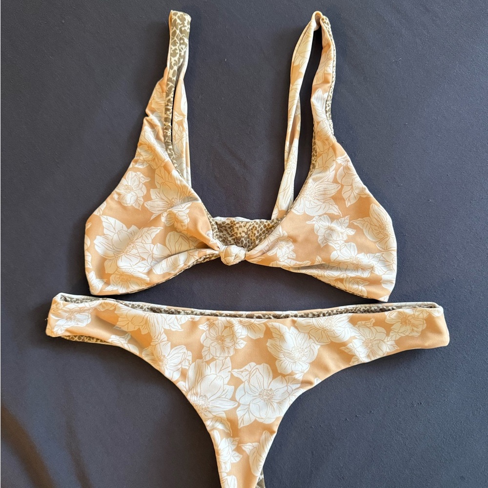 Acacia swimwear set in Naked Magnolia